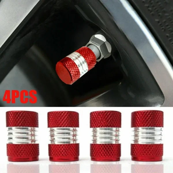 Valve Cap Stem Cap Accessories Anti-rust Car Cover Dust Cap Rim Wheel Tire Tire Valve Stems 4 Pcs Air Valve Stem Alloy - Image 6