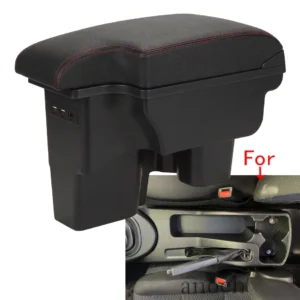 For Toyota Hilux Armrest Box For Toyota Hilux Car Armrest Retrofit Interior Parts Storage box Car Accessories with USB Charging
