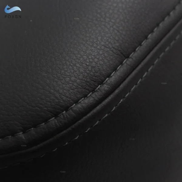 For BMW 3 Series E46 1998- 2005 LHD Car Accessories Interior Center Console Lid Armrest Box Leather Cover Decor Trim Black - Image 3