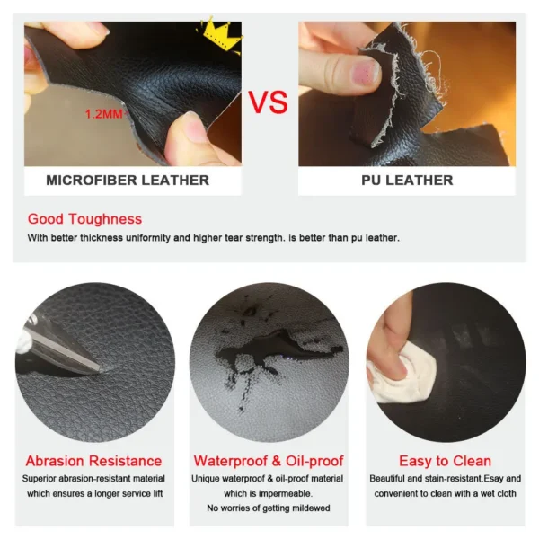 LHD For Honda Accord 9th 2014 2015 2016 Car Interior Center Control Armrest Box Cover Trim Microfiber Leather Accessories - Image 6