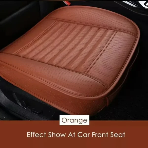 Car Seat Covers Protectors,Luxury PU Leather Breathable Car Interior Seat Cushion Pad Mat for Sedan SUV Truck Jeep Mini Van - Image 5