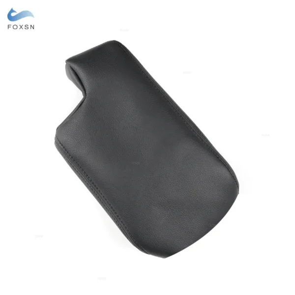 For BMW 3 Series E46 1998- 2005 LHD Car Accessories Interior Center Console Lid Armrest Box Leather Cover Decor Trim Black - Image 2