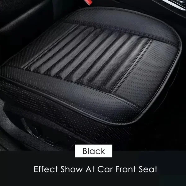 Car Seat Covers Protectors,Luxury PU Leather Breathable Car Interior Seat Cushion Pad Mat for Sedan SUV Truck Jeep Mini Van - Image 2