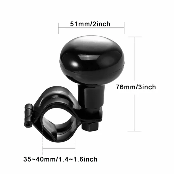 Universal Truck Heavy Car Duty Anti Slip Steering Wheel Cover Spinner Knob Handle Booster Grip Protective Auxiliary Ball Safe - Image 6