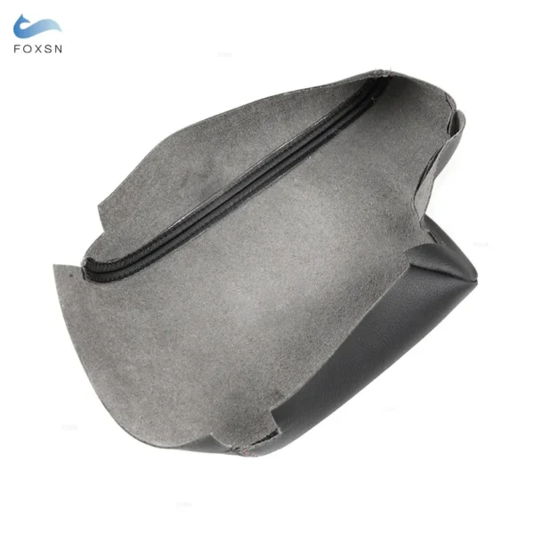 For BMW 3 Series E46 1998- 2005 LHD Car Accessories Interior Center Console Lid Armrest Box Leather Cover Decor Trim Black - Image 5