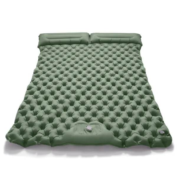 Outdoor Camping Double Inflatable Mattress Extra Wide Sleeping Pad Ultralight Folding Bed Sleeping Mat Car Travel Mat - Image 2